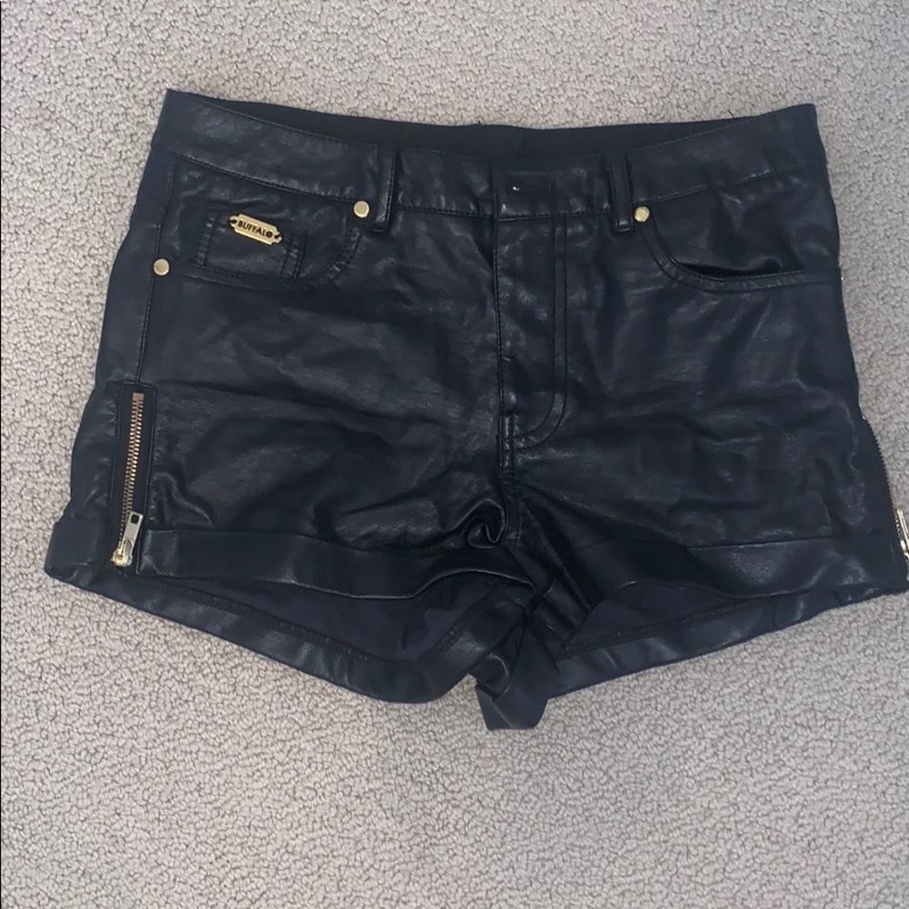 Leather shorts by Buffalo